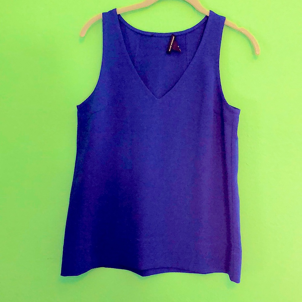 (EUC) Club Monaco tank blue small